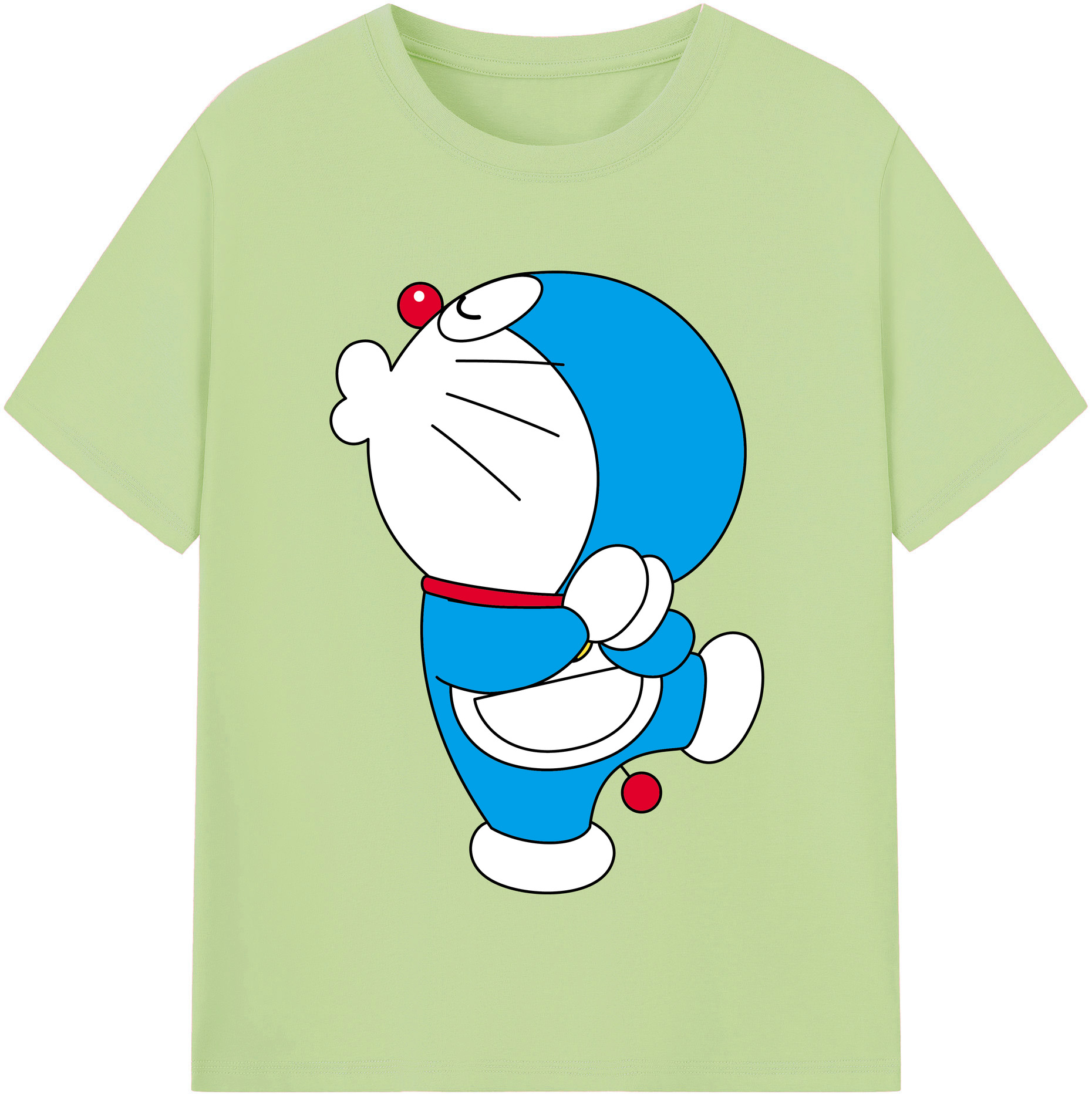 （画像用） ドラえもん Doraemon 綿100％半袖Tシャツ（フロントプリント）